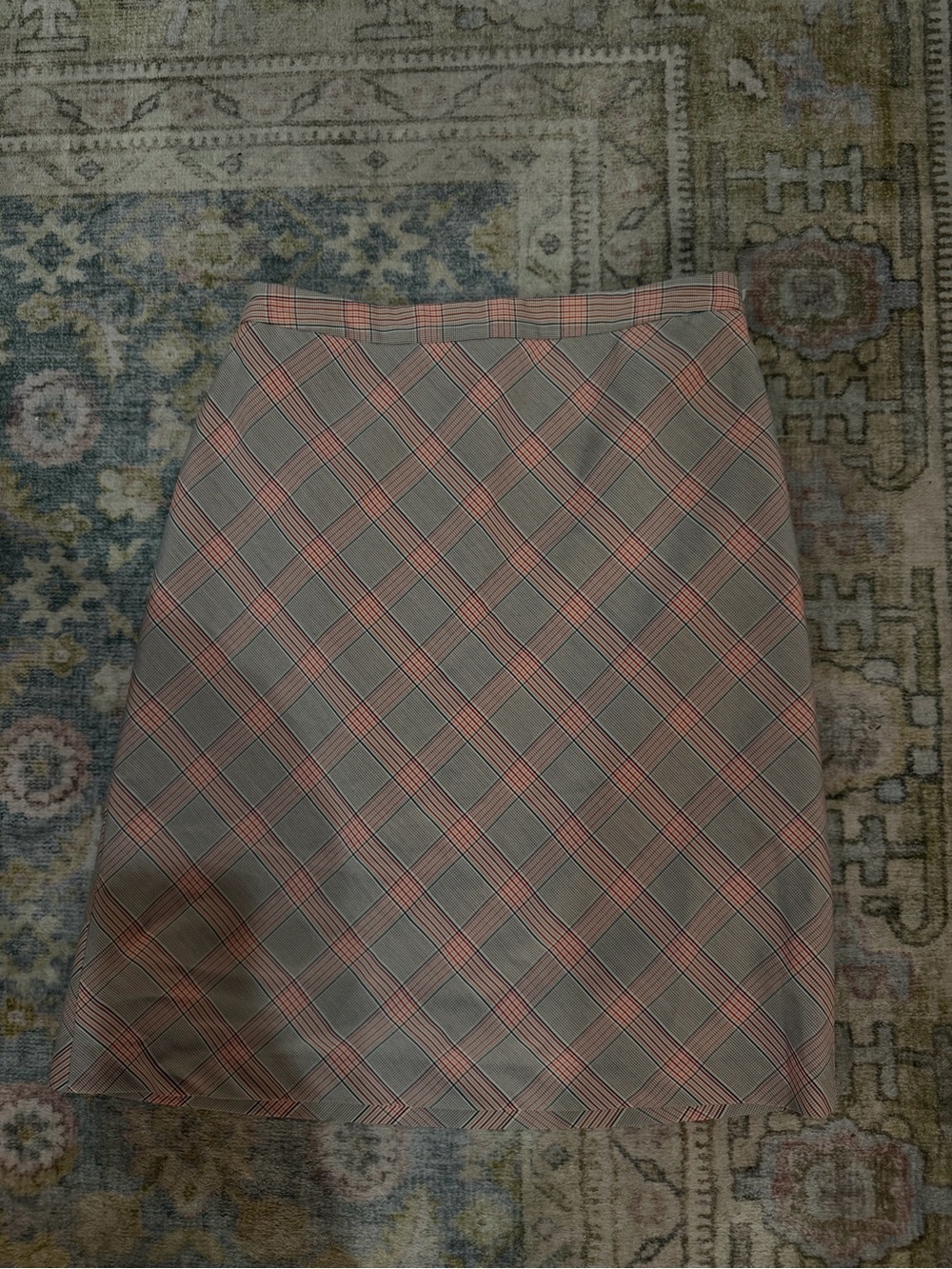 BCBGMaxAzria Plaid A Line Skirt